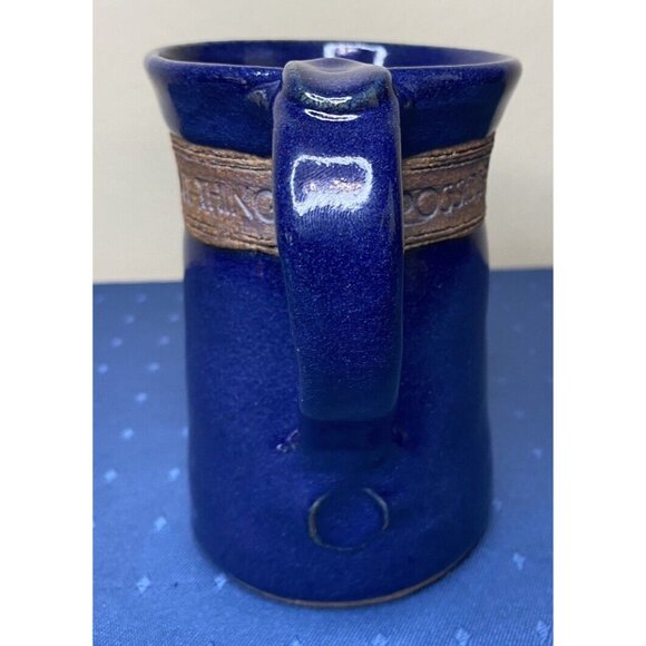 Stoneware Pottery Coffee Mug Matthew 19:26 With God All Things Are Possible - Picture 8 of 8